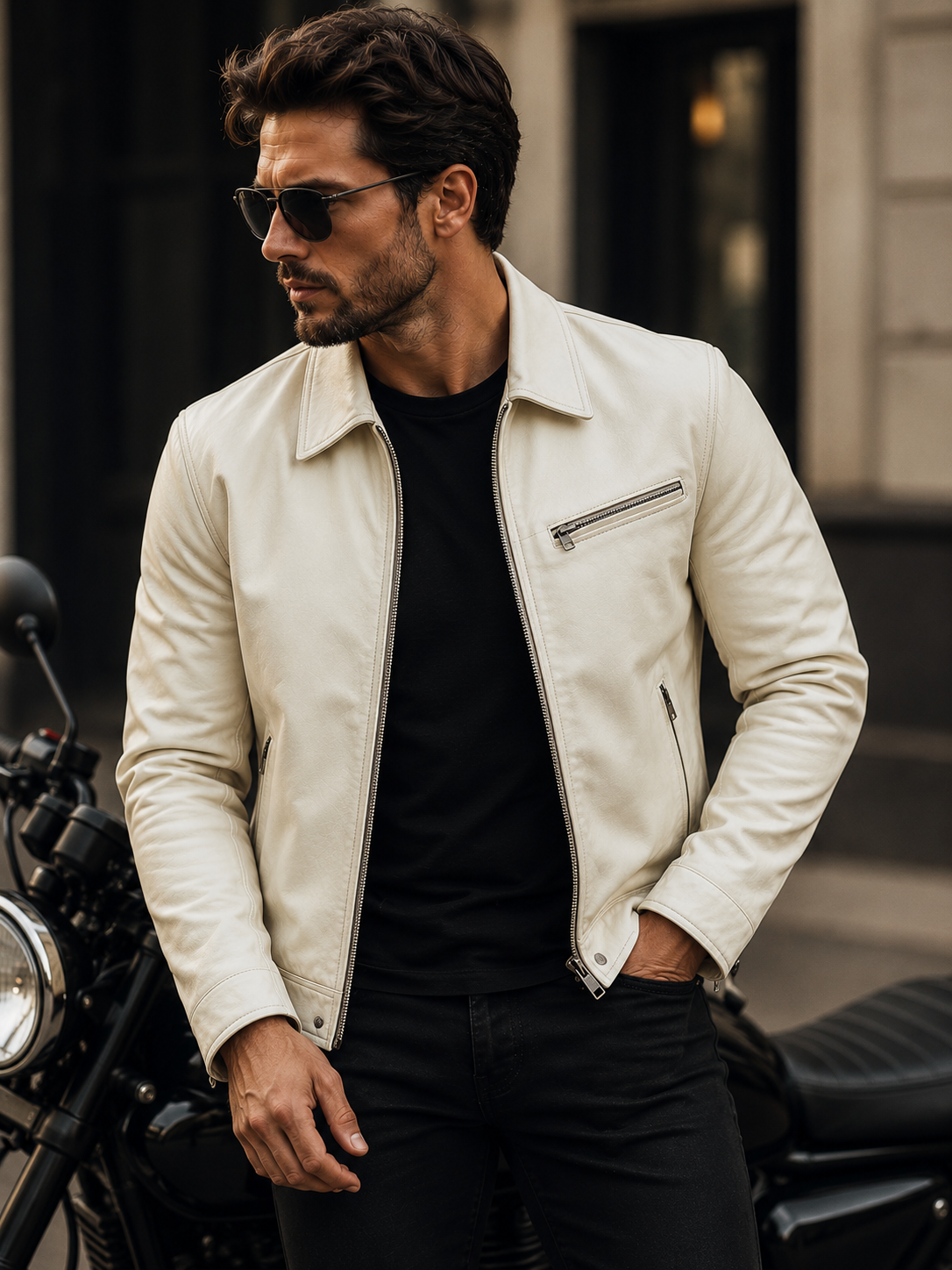 Classic Leather Jacket for Men